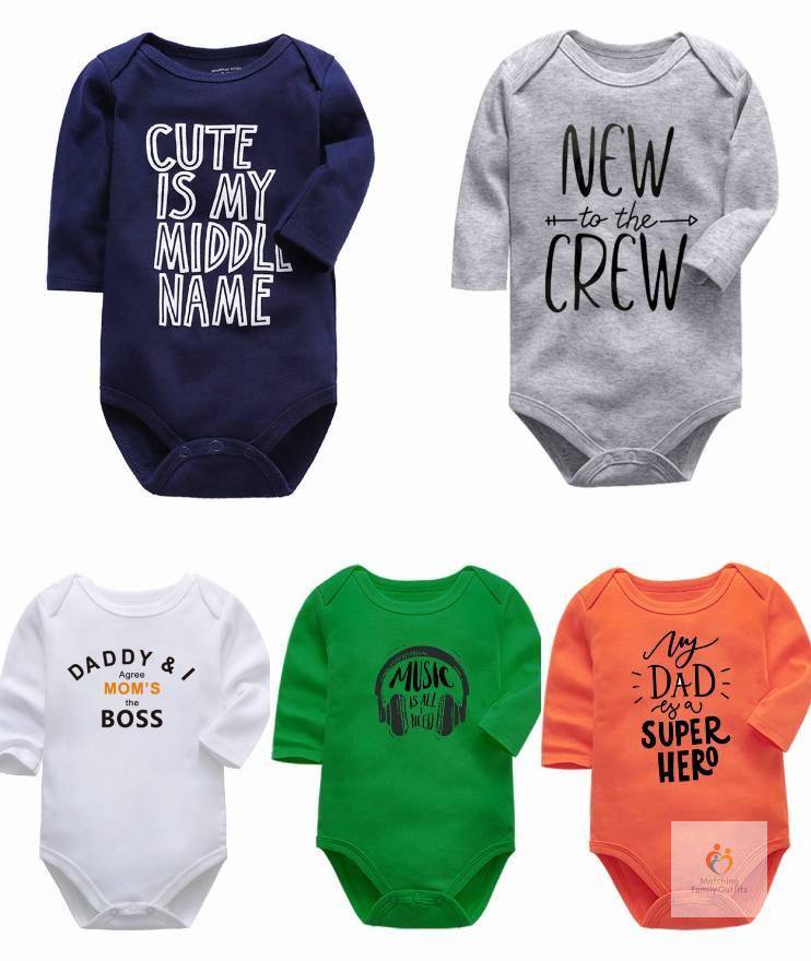 Funky Quotes Unisex Full-Sleeves Baby Bodysuits Baby Rompers Newborn Baby Gifts a61dc102c047f8682bf539: 0-3 Months|3-6 Months|6-9 Months|9-12 Months Funky Quotes Unisex Full-Sleeves Baby Bodysuits