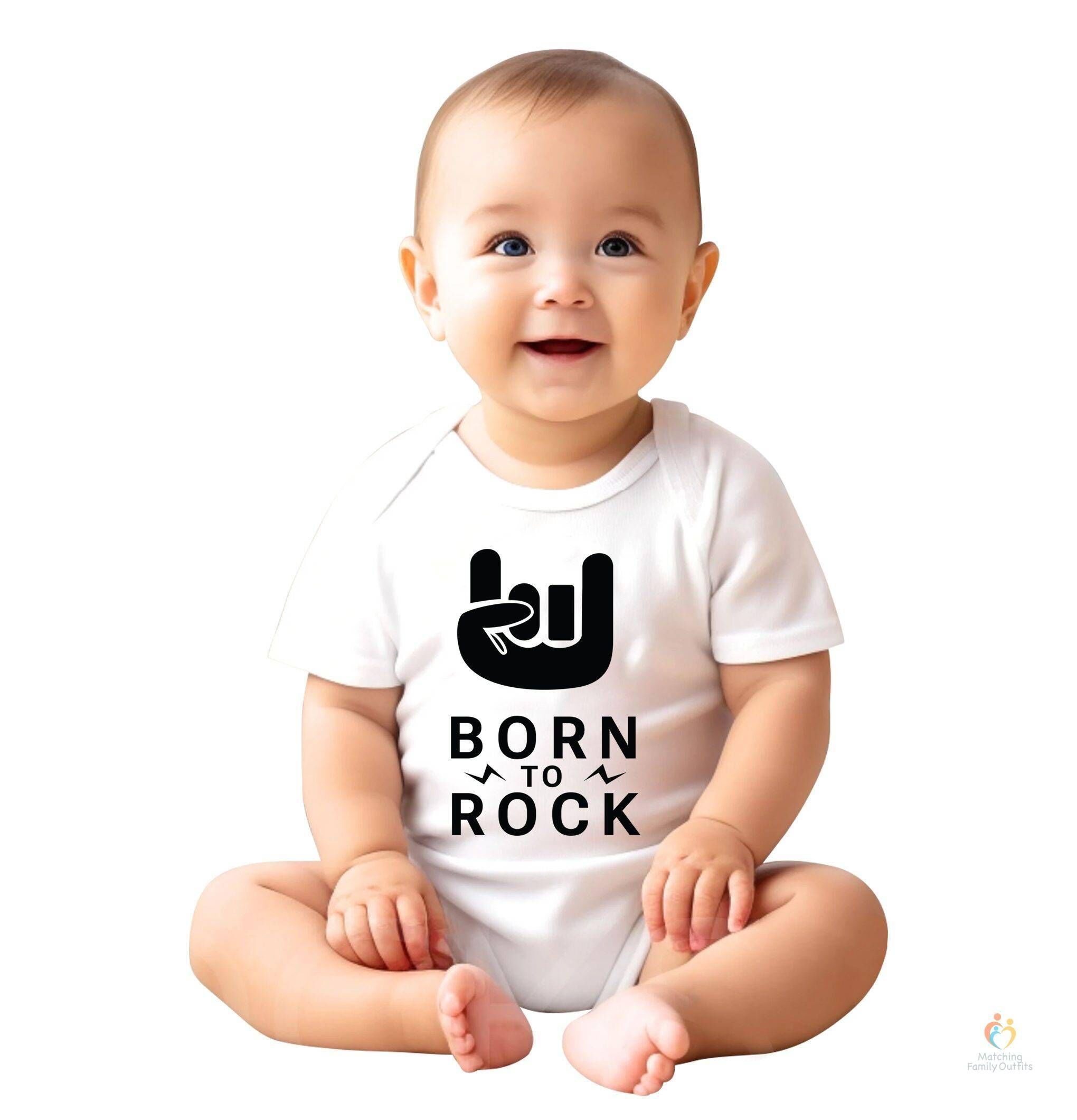 Born To Rock Deals Baby Rompers Newborn Baby Gifts a61dc102c047f8682bf539: 0-3 Months|3-6 Months|6-9 Months|9-12 Months Born To Rock