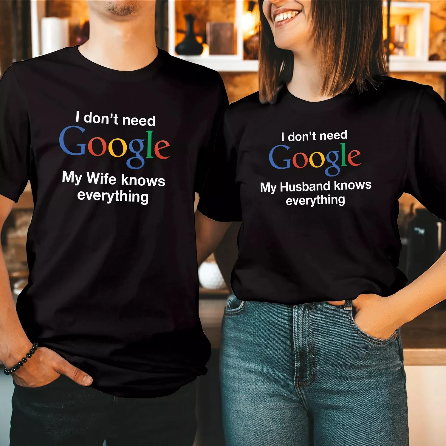 I Don’t Need Google My Wife Knows Everything Valentines Day Shirt Light up Christmas season outfits with T-Shirts Clearance Sale cb5feb1b7314637725a2e7: Black|Red|White I Don’t Need Google My Wife Knows Everything Valentines Day Shirt Light up Christmas season outfits with T-Shirts
